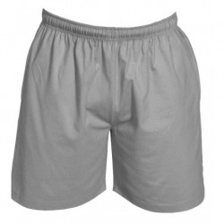 SPORT sportovní kraťasy s krátkou nohavicí – šedá-melír